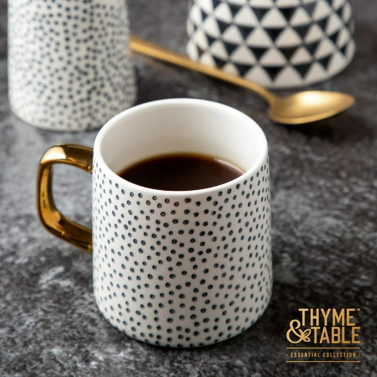 Thyme & Table Stoneware Mug, Dot Collection | Walmart (US)