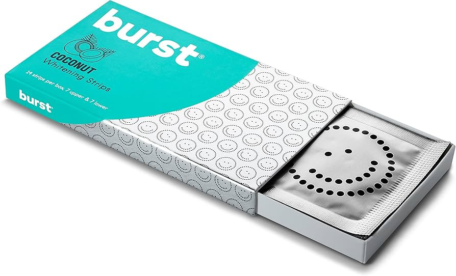 BURST Teeth Whitening Strips with Soothing Coconut Oil for Sensitivity, Gentle on Gums, Deep Stai... | Amazon (US)