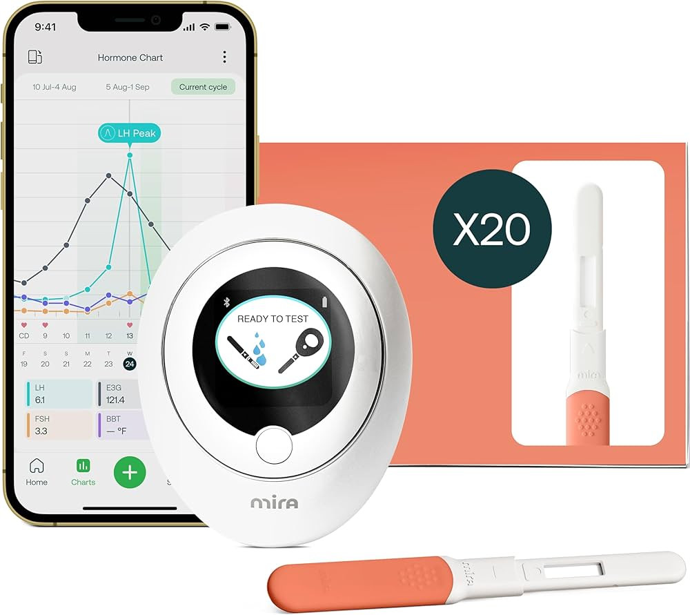 Mira Ultra4 Fertility Monitor & Ovulation Test Kit, Track 4 Key Fertility Hormones LH, PdG, E3G, ... | Amazon (US)