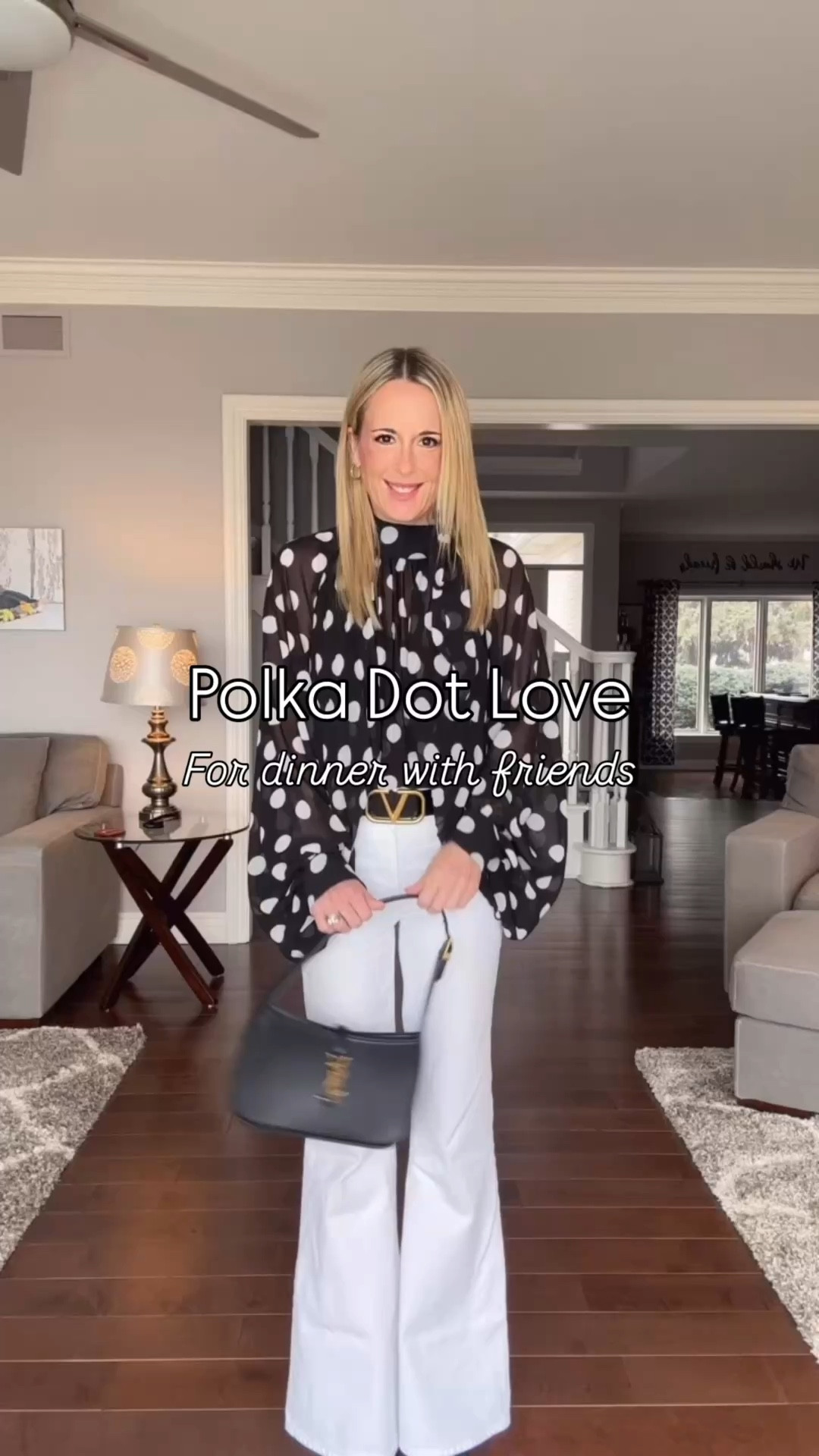 Tonight starts a weekend of fun celebrating our son’s 13th birthday🎂 Up first is a habachi dinner with some of our favorite people. This sheer polka dot top is perfect for all the heat from sitting around a habachi table. Best part is it’s under $35!  Im keeping it casual with pants tonight, but it would be so cute dressed up with a skirt!

Amazon fashion // polka dot top // sheer top // white denim outfit // fun and fabulous // family date night outfit // sheer black top

#LTKPetite #LTKootd #LTKmomlife