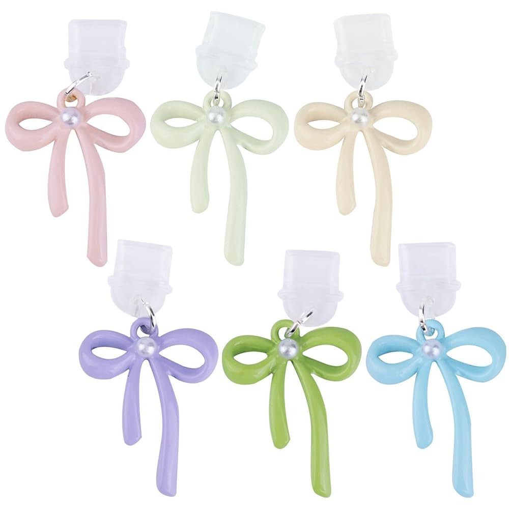 BOXOB 6pcs USB C Dust Plug Charm, Type C Butterfly Bow Anti Dust Cover Charging Port Protector Ca... | Amazon (US)