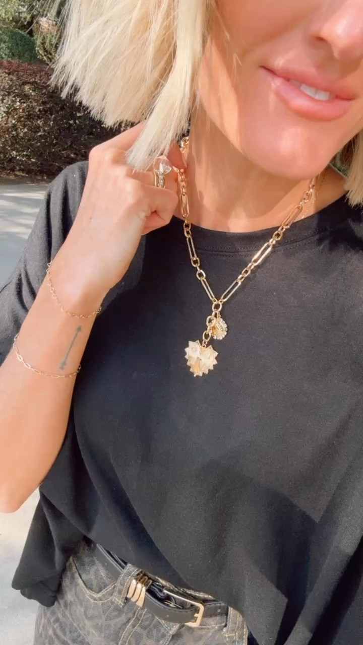 This whole outfit is from Amazon! 👏🏼 Love this charm necklace! Wearing size S!

Loverly Grey, Amazon, Amazon fashion, Amazon haul, charm necklace, heart necklace, leopard print 

#LTKStyleTip #LTKSeasonal