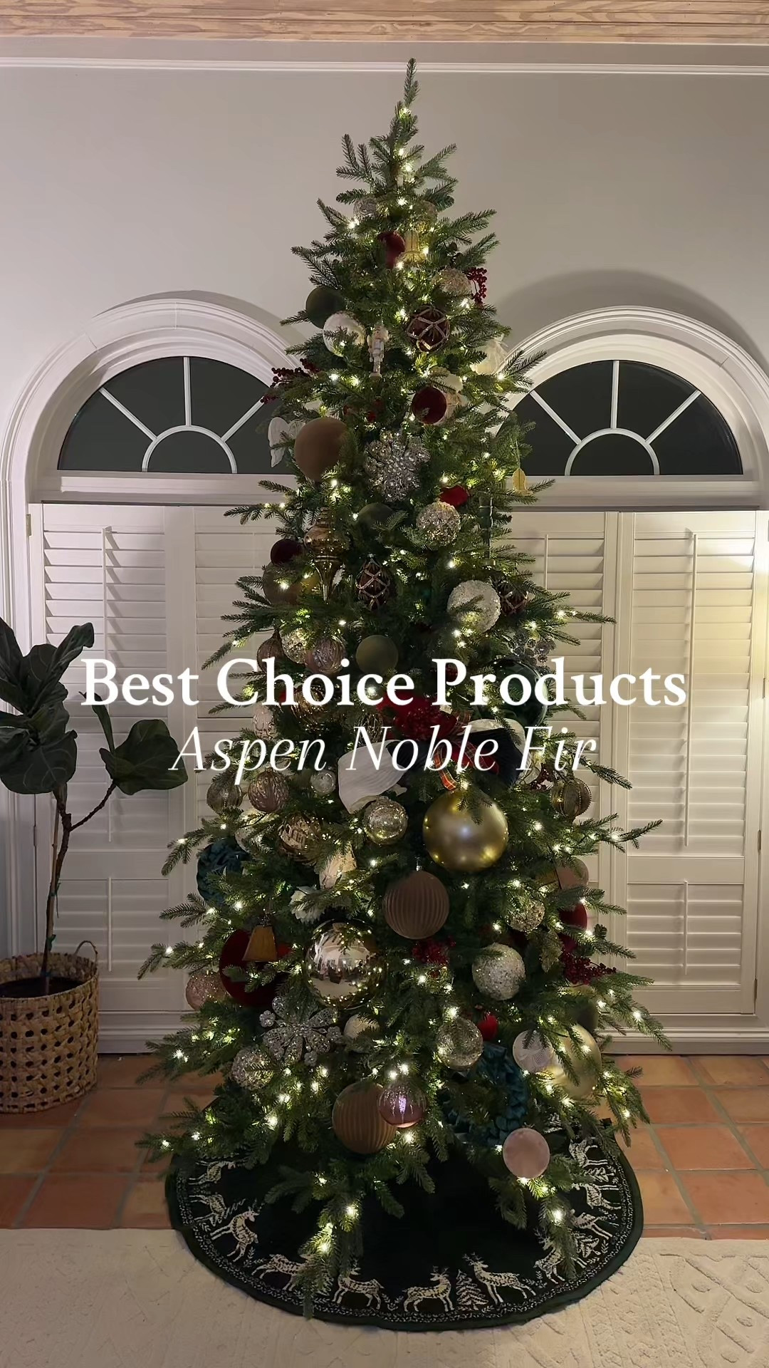 This beauty is on sale for #blackfriday ‼️ She did take a bit of fluffing, so if you want a no fluff tree this isn’t it. But, the fluffing was worth it for the look and the price 🤩 #amazonfinds #forthehome #christmastree #viralchristmastree #ralphlaurenchristmas 

#LTKHome #LTKSeasonal #LTKHoliday