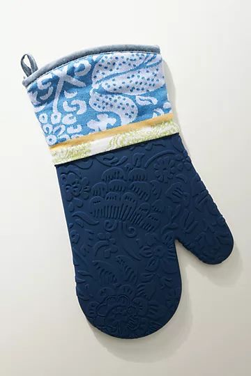Nifty Jacquard Silicone Oven Mitt | Anthropologie (US)