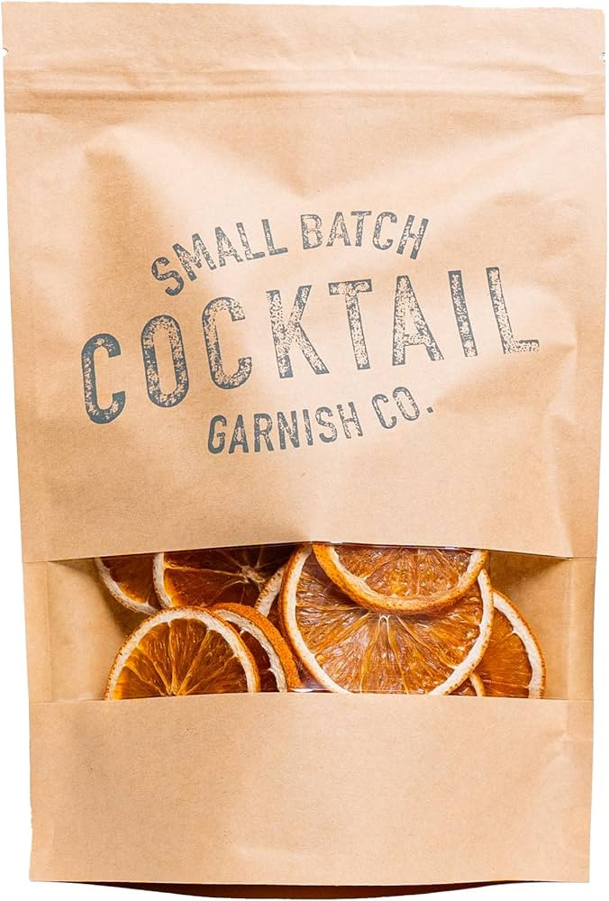 Cocktail Garnish - Dehydrated Orange, 3oz, 30+ Slices | Amazon (US)