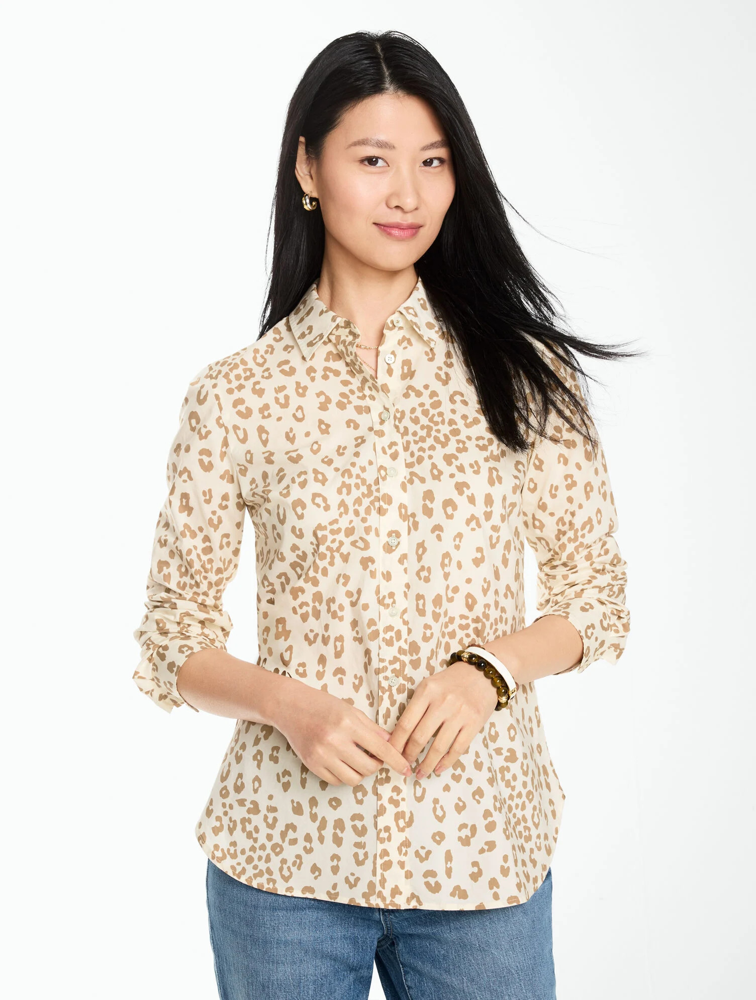 Modern Classic Shirt - Modern Leopard | Talbots