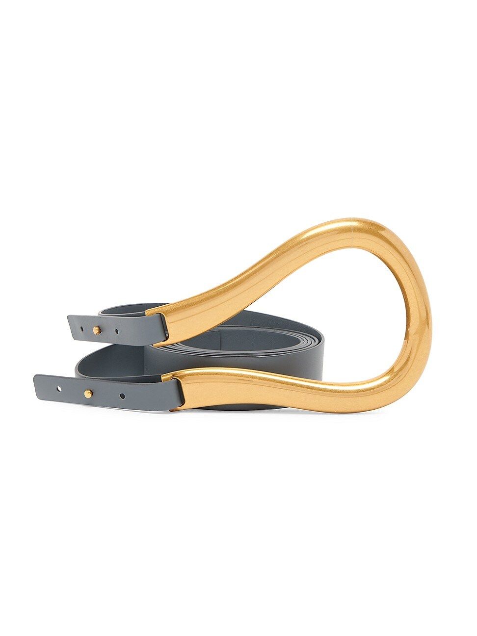 Horsebit Leather Double Strap Belt | Saks Fifth Avenue