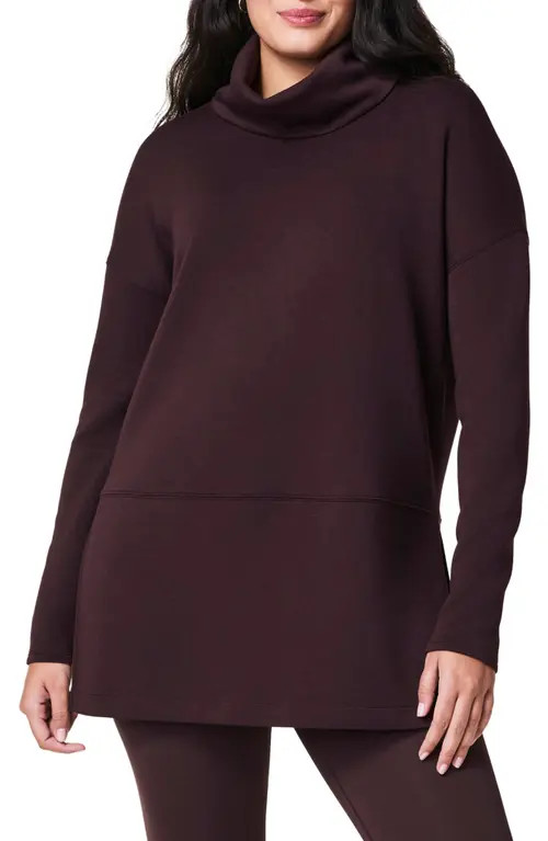 SPANX® AirEssentials Turtleneck Tunic in Truffle at Nordstrom, Size Medium | Nordstrom