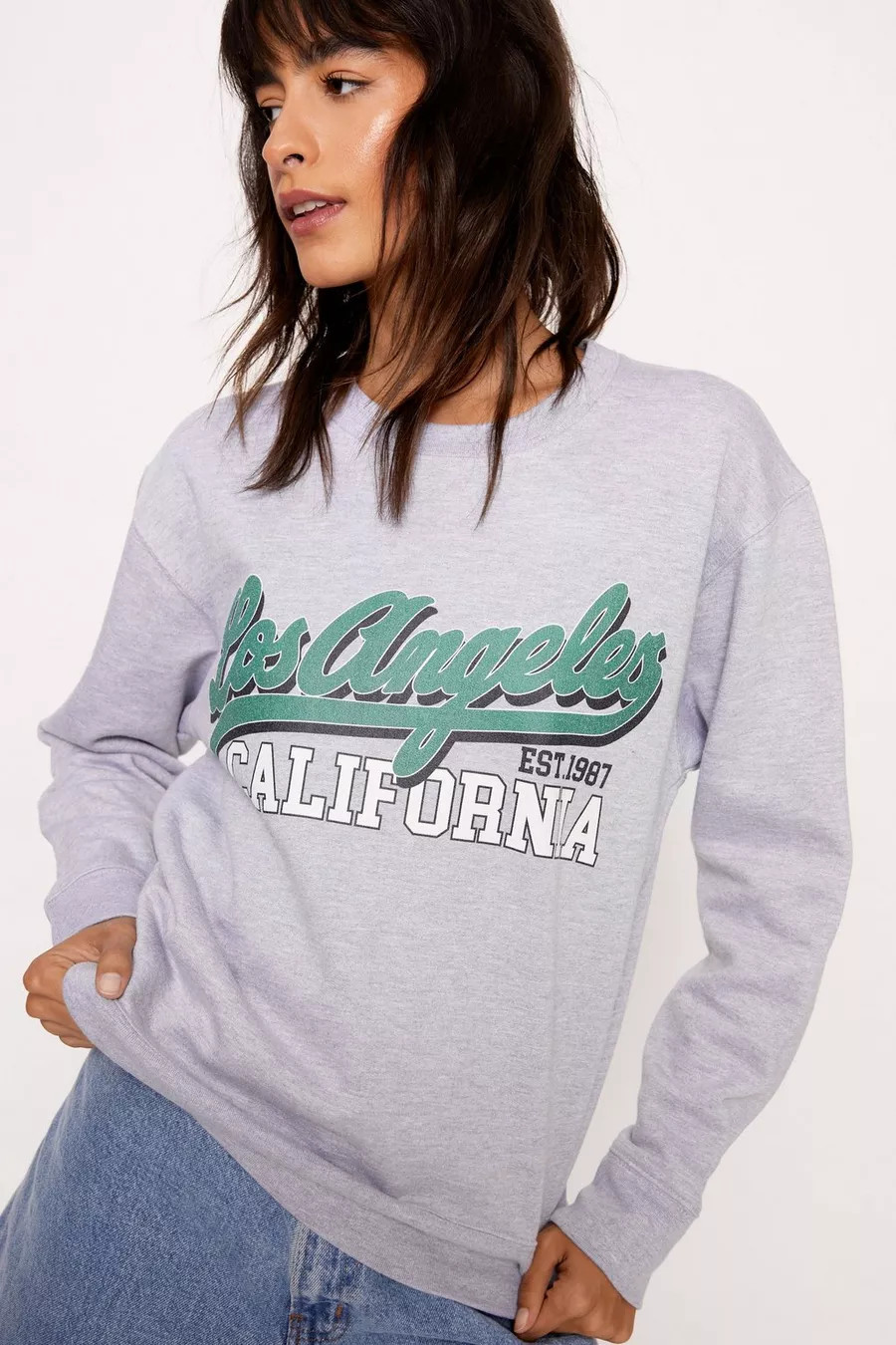 Sweat à slogan Los Angeles | Nasty Gal FR