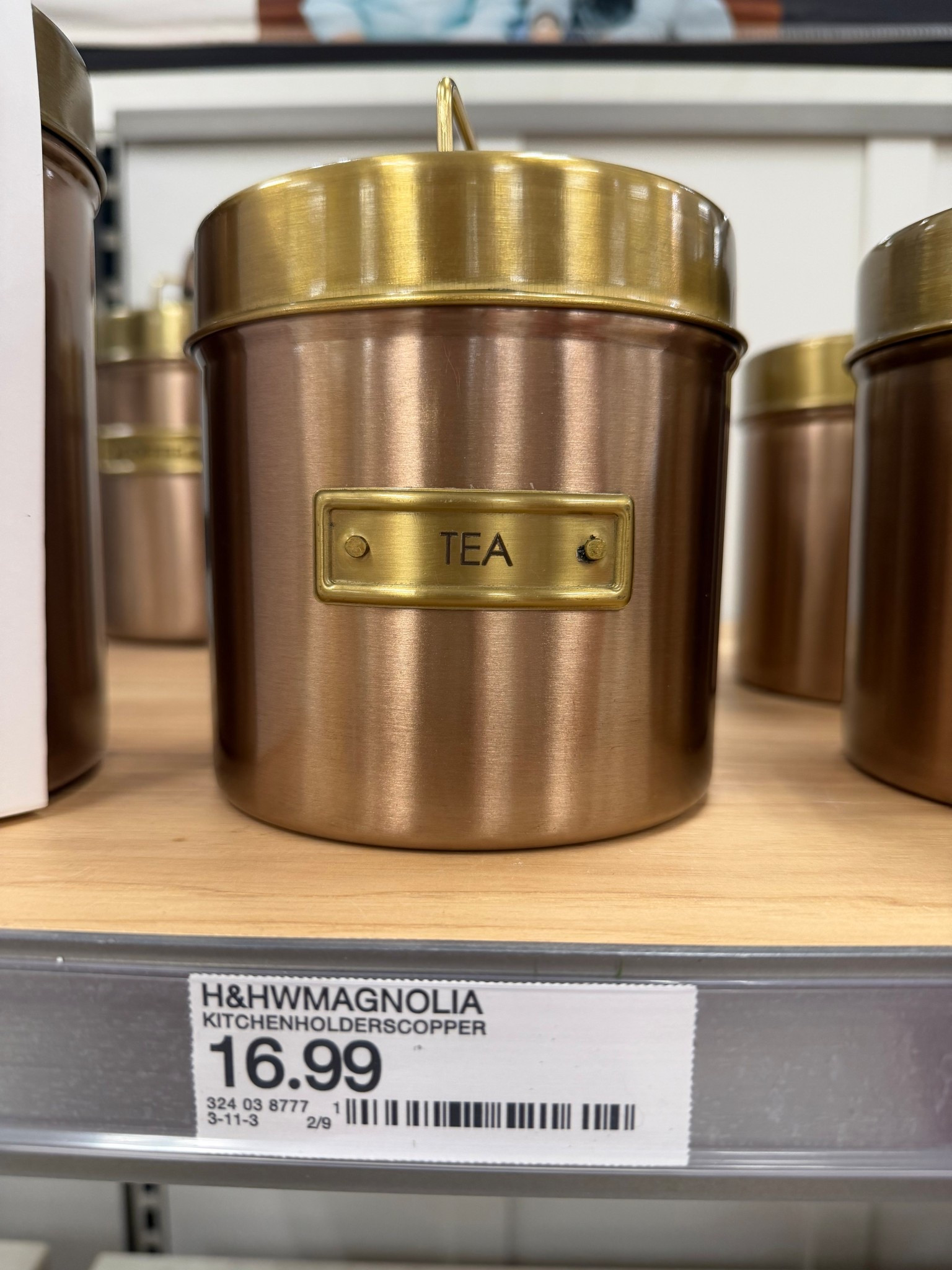 Hearth and hand tea canister $16.99

#LTKHome #LTKdayinmylife