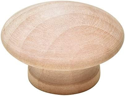 Silverline 6 Pack Round Wood Drawer Knob 1-1/2", Unfinished Cabinet Pulls Handles Hardware for Drawe | Amazon (US)