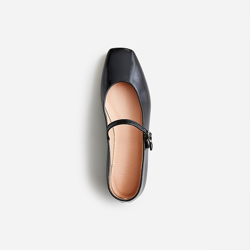 Anya Mary Jane flats in leather | J. Crew US