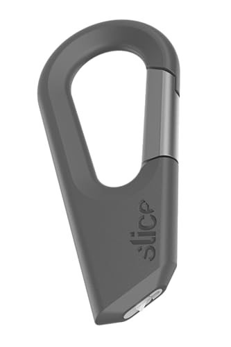 Slice Carabiner Cutter | Keychain Knife and Box Cutter with Ceramic Micro Blade | Lasts 11x Longer than Metal | Millennial Grey | Amazon (US)