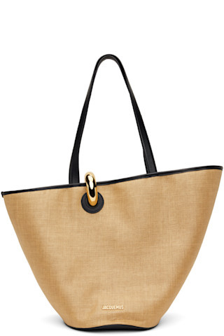 JACQUEMUS - Beige La Casa 'Le Bambola' Tote | SSENSE