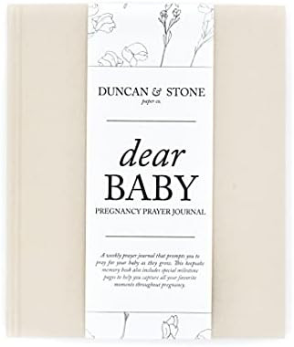 Dear Baby: A Pregnancy Prayer Journal & Memory Book for Expecting Moms by Duncan & Stone - Cream ... | Amazon (US)