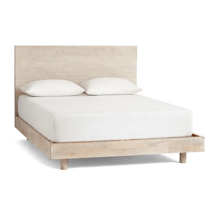 Cayman Platform Bed & Headboard | Pottery Barn (US)