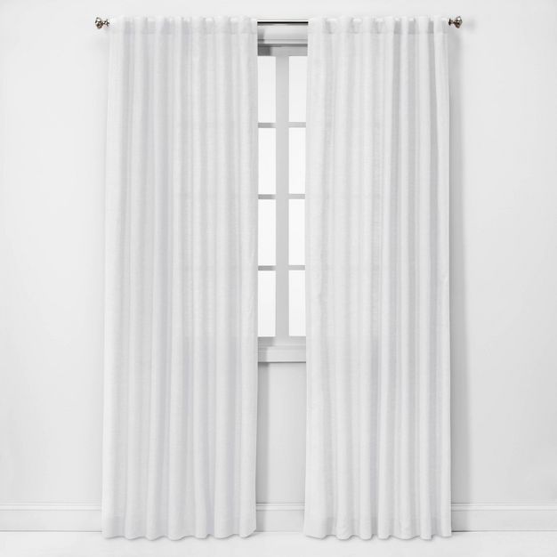 1pc Light Filtering Linen Window Curtain Panel - Threshold™ | Target