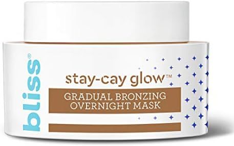 Bliss Stay-Cay Glow Gradual Bronzing Overnight Face Mask for a Natural-Looking, Glowing Tan | Coc... | Amazon (US)