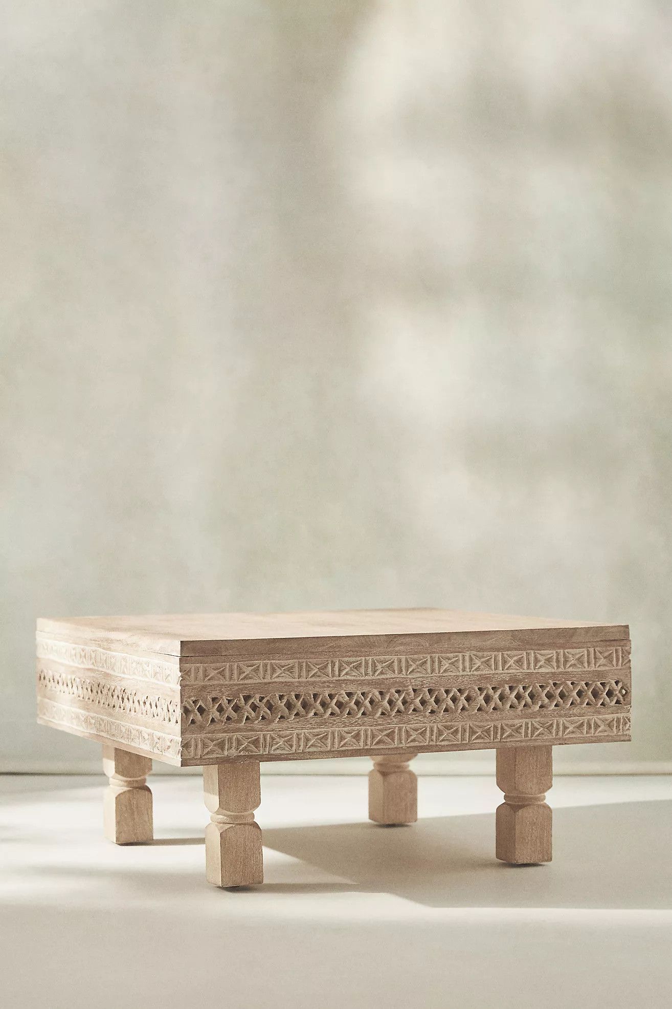 Carved Ezana Coffee Table - Coffee Tables - Anthropologie Home Decor - Coffee Table Decor | Anthropologie (US)