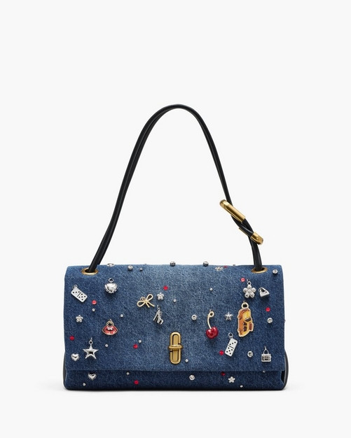 The Trinket Charm Denim Large Dual Bag | Marc Jacobs