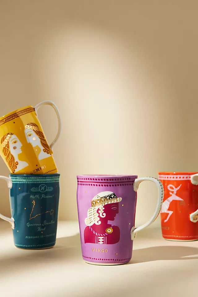 Danielle Kroll Zodiac Mug | Anthropologie (US)