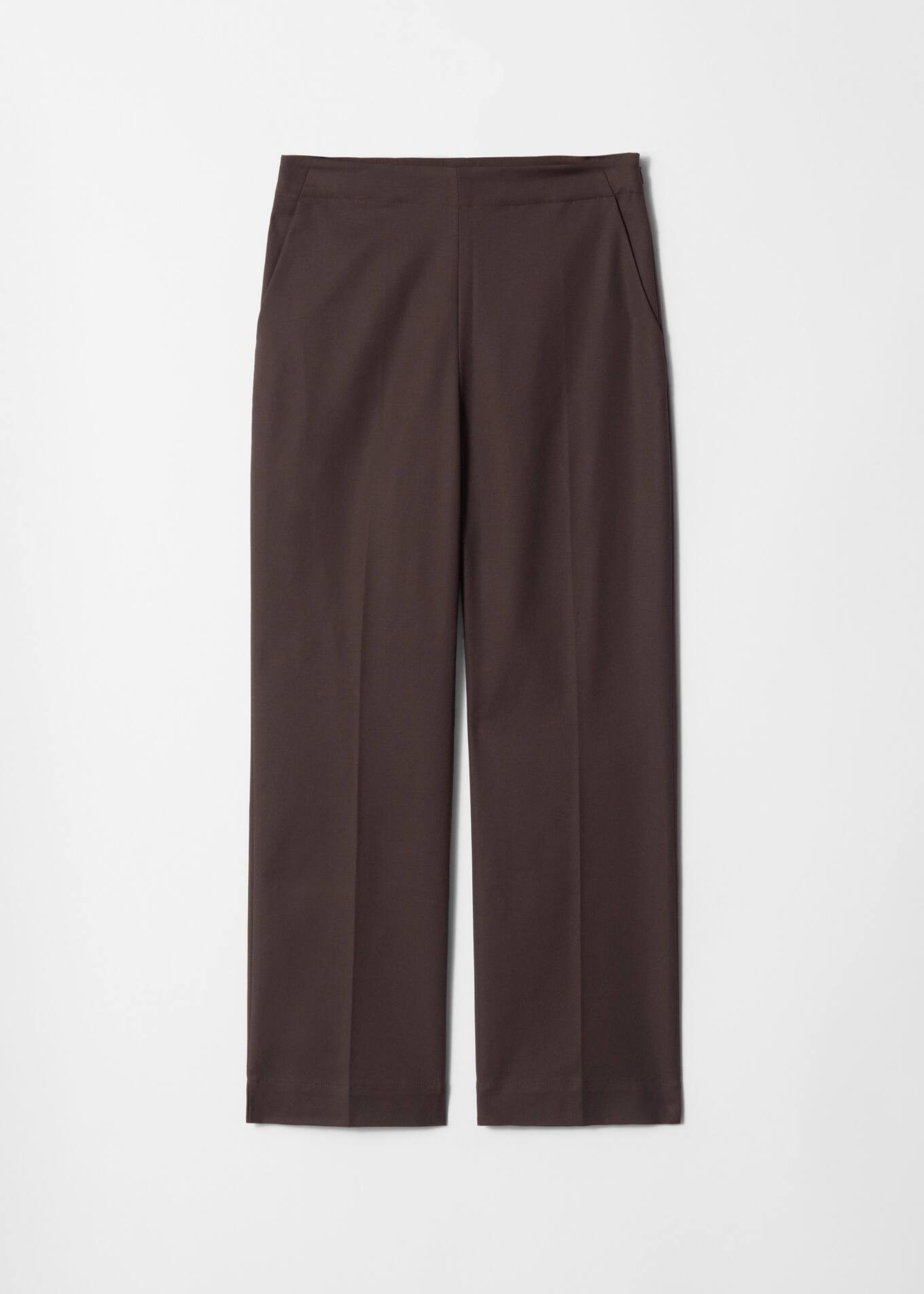 Slim Press-Crease Trousers - Dark Brown - & Other Stories GB | & Other Stories UK
