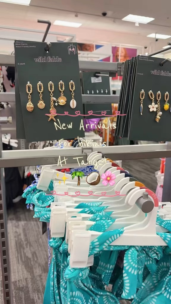 New Arrivals for bikinis at Target!💖✨ The cutest bikini charms!☀️👙

#LTKmomlife #LTKgrwm #LTKSwim