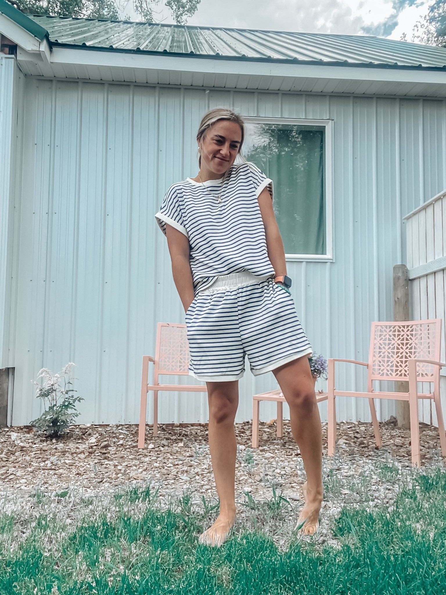 Summer set
Matching set 
Waffle knit set 
Summer outfit 
Casual outfit 
Comfy outfit 
Travel outfit 

#LTKStyleTip #LTKSeasonal