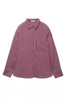 Striped oversized shirt | PULL and BEAR UK