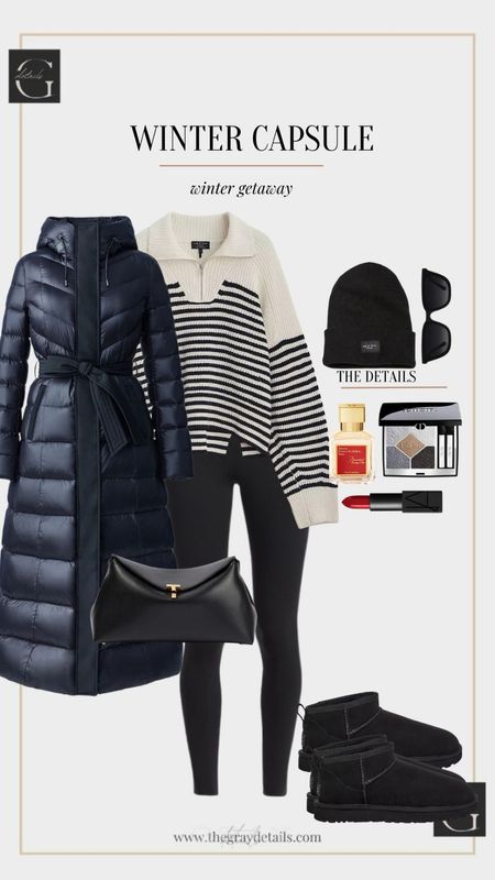 Casual winter outfit, airport outfit, Ugg boot outfit, puffer jacket 

#LTKitbag #LTKover40 #LTKtravel