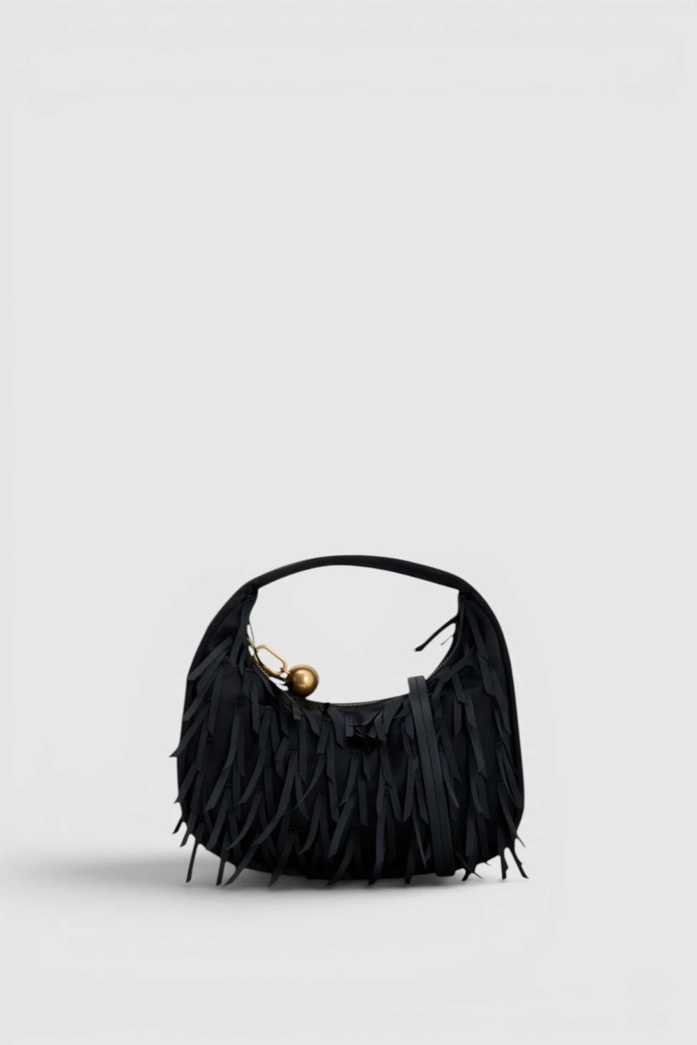 Clara Satin Mini Bag Black | Oroton