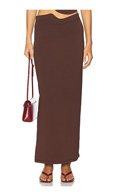 LNA Naomi Skirt in Deep Canyon from Revolve.com | Revolve Clothing (Global)
