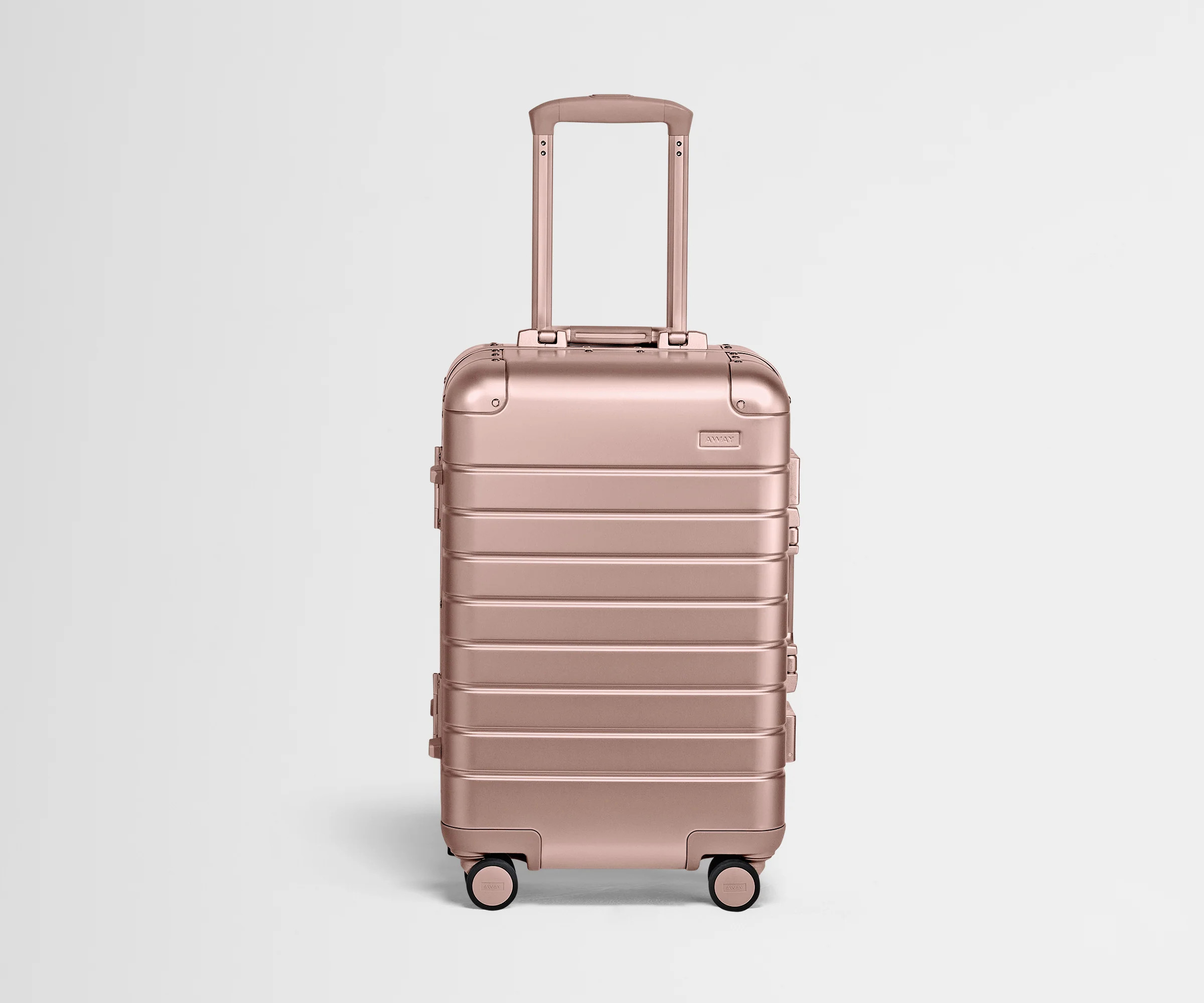 Aluminum Carry-On Suitcase in Rose Gold | Away | Away