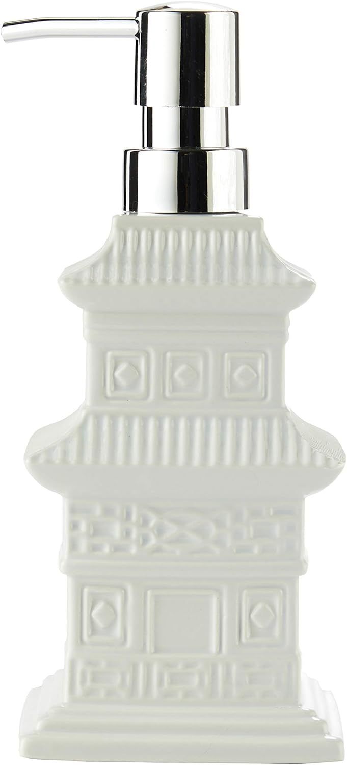 SKL HOME by Saturday Knight Ltd. Vern Yip Chinoiserie Soap Dispenser, White | Amazon (US)