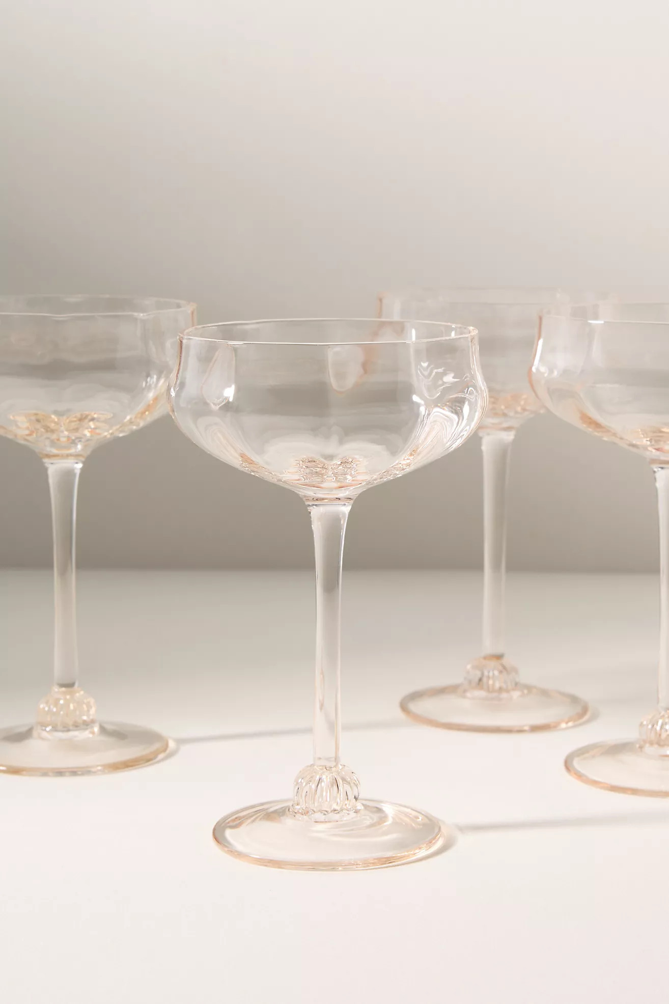 Cybelle Coupe Glasses, Set of 4 | Anthropologie (US)