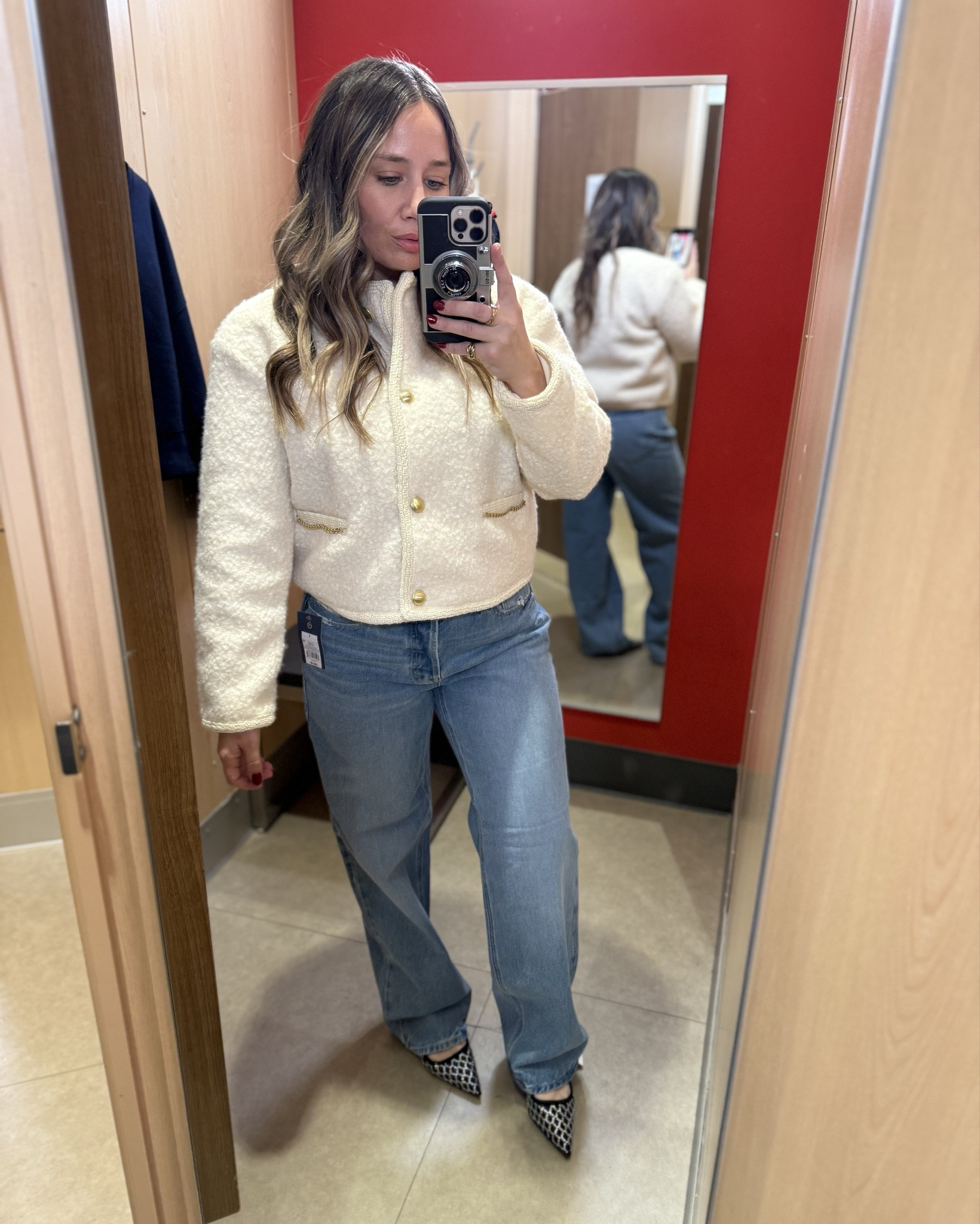 Jeans that make the boo-tay look good. You know they came home. 👖💙 on sale and looks high end!

#LTKMidsize #LTKSeasonal #LTKFindsUnder50