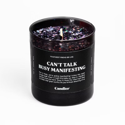 Candier Busy Manifesting Black Candle | Target