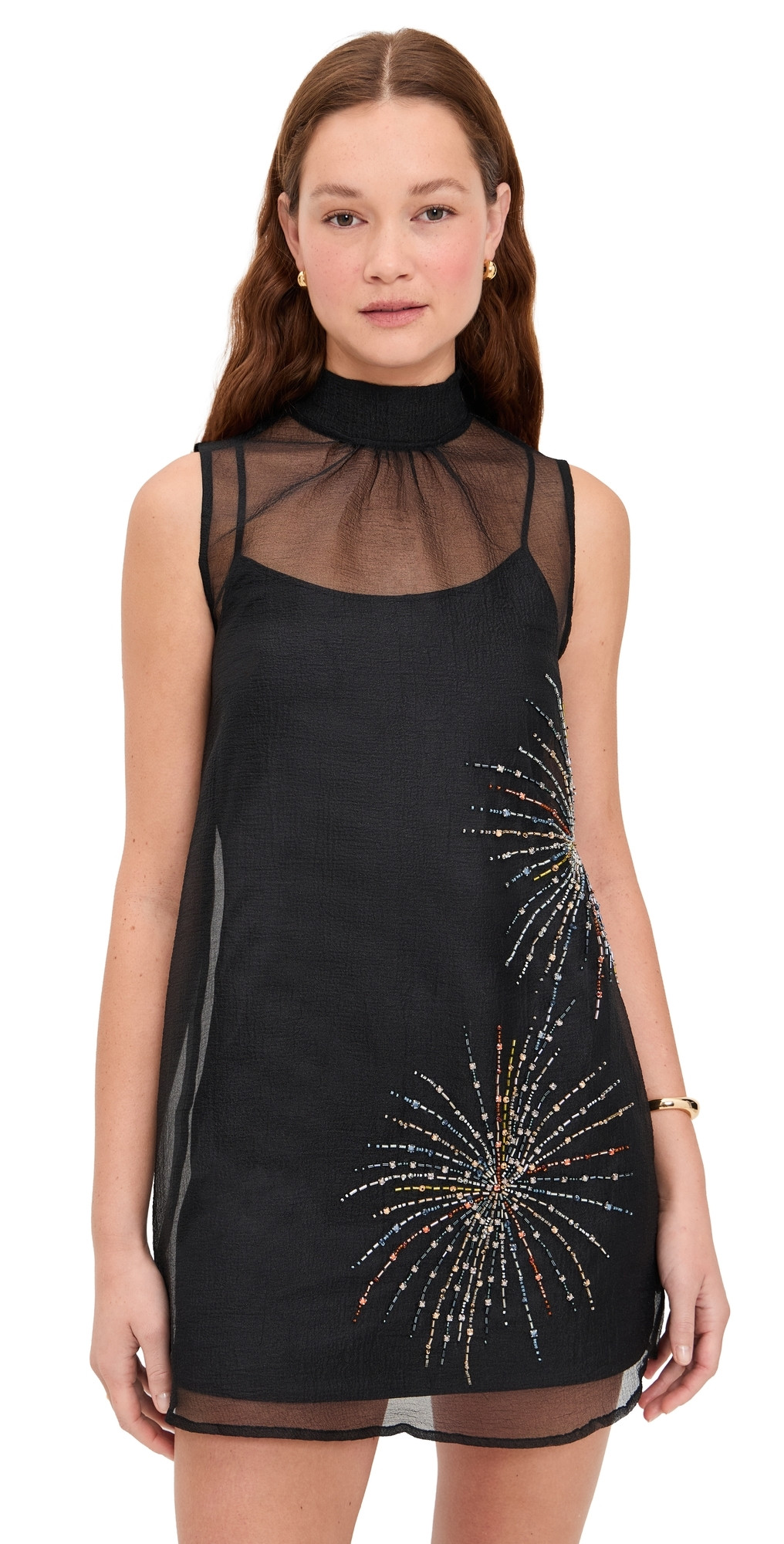 STAUD Albee Mini Dress Firework S | Shopbop