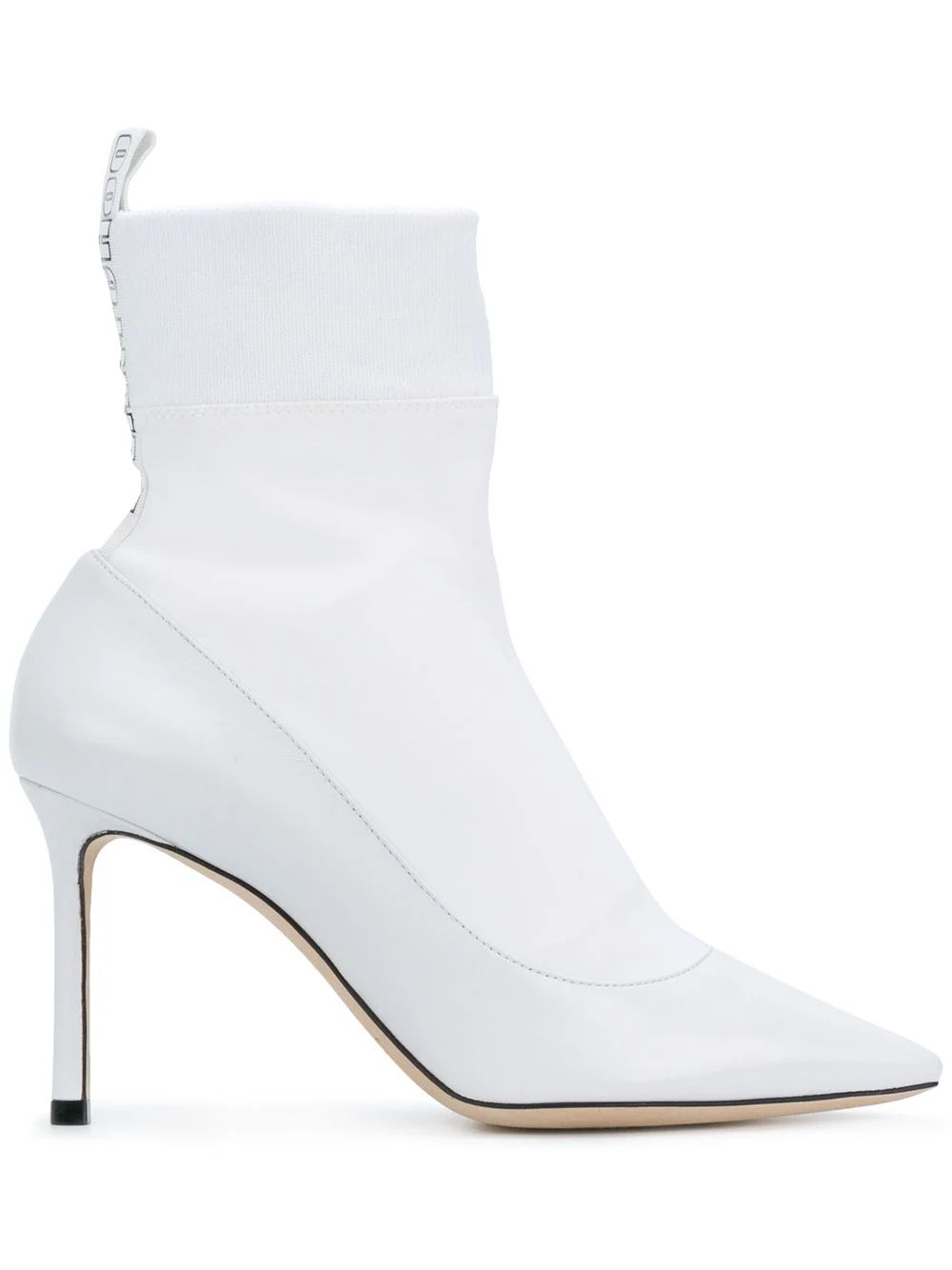 Jimmy Choo Brandon 85 boots - White | FarFetch Global