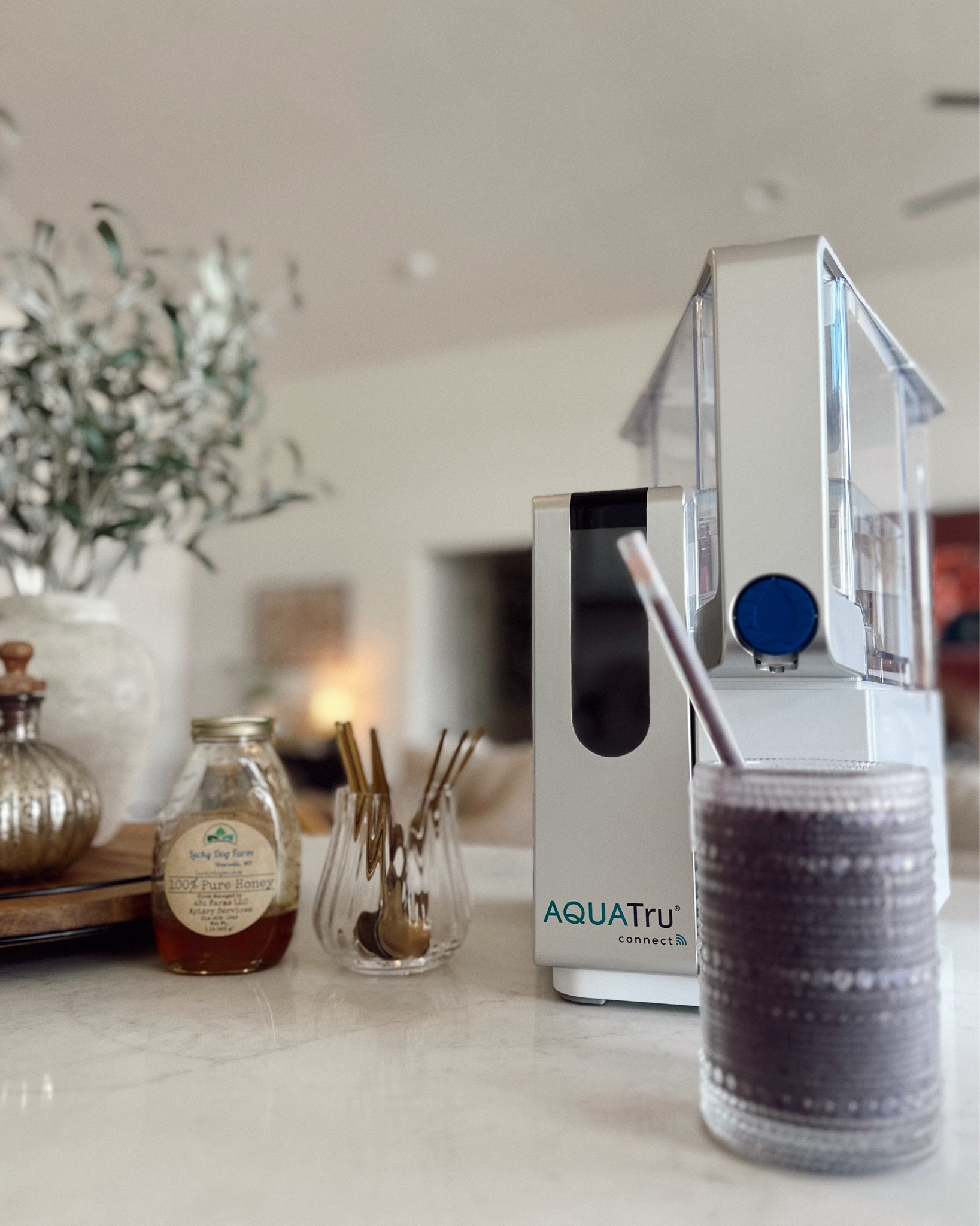 💦💧Clean water made simple #ad💧 We’ve been loving our AquaTru Classic Reverse Osmosis system—it removes up to 84 contaminants (like PFAS, chlorine, lead, fluoride + more) with zero plumbing required! Just plug it in and fill—it’s countertop friendly, super low maintenance, and saves us from buying bottled water 🙌🏼

If you care about clean water for your home and family, this one is 100% worth it.✨

Another holistic | Non-Toxic Girl Staple! 

What’s In Your Tap Water?

According to the US Geological Survey, dangerous contaminants like PFAS (Forever Chemicals) are present in the tap water of millions of homes across America. Studies have linked these substances to cancer, liver toxicity, and developmental effects on young children.

Effectively Filters 83 Contaminants, including:

✓ Fluoride
✓ Chlorine
✓ Chloramines
✓ Lead
✓ Chromium 6
✓ Arsenic
✓ Nitrates
✓ ‘Forever chemicals’ (PFAS)
✓ Pesticides & Herbicides
✓ Microplastics

Reverse osmosis, purified water system!! so excited about this thing the water that we drink daily from tapwater has so many different contaminants (84 to be exact) in it like fluoride, chlorine, nitrates, and lead! I’ve even read that they put birth control in the water, which is absolutely crazy! Birth control is a number one carcinogen! 

So getting a water filtration system is definitely so important for the health of you and your family! Even the pups!! ✨💦💧 AquaTru is always having great deals! Be sure to check them out!

#AquaTru #CleanLiving #ReverseOsmosis #HomeEssentials #ToxinFreeHome #HealthyLiving #LTKhome #SustainableLiving

#LTKKids #LTKHome #LTKFamily