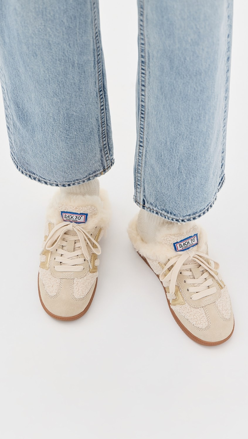 Back 70 Easter FL Sneaker Mules Butter Gold 41 | Shopbop