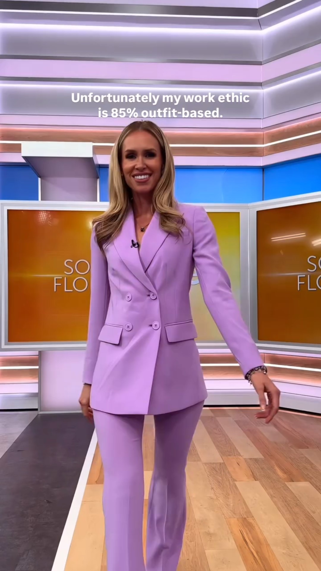 ..the other 15% is cafecito

Suit: @elietahari 

#officeoutfit #relatable #workfashion