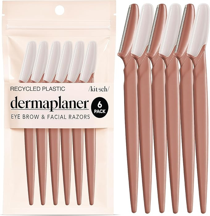 Kitsch Dermaplane Razor for Women Face – Face Razors for Women & Men, Eye Brow Razors & Face Sh... | Amazon (US)