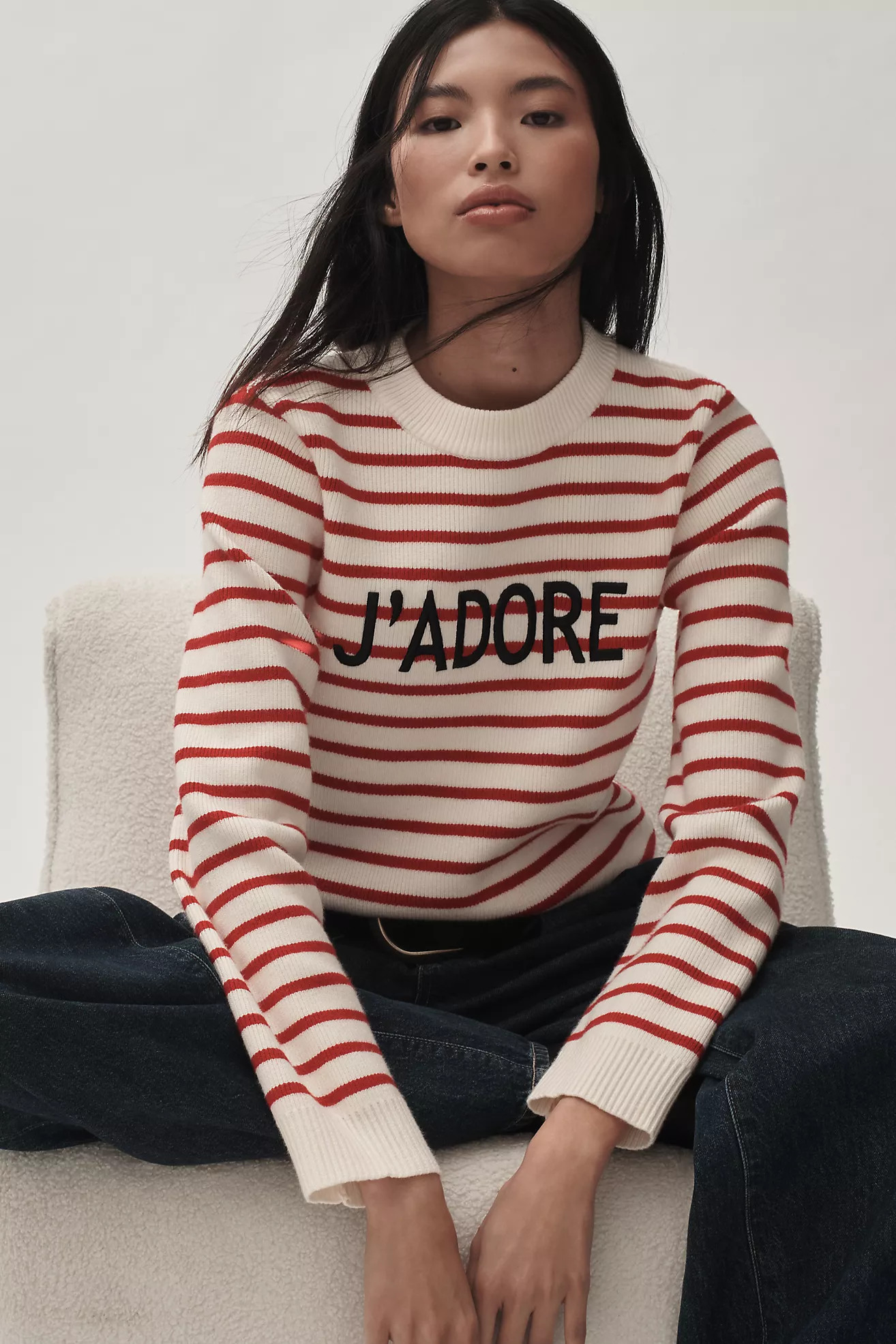 Endless Rose J'Adore Striped Sweater | Anthropologie (US)