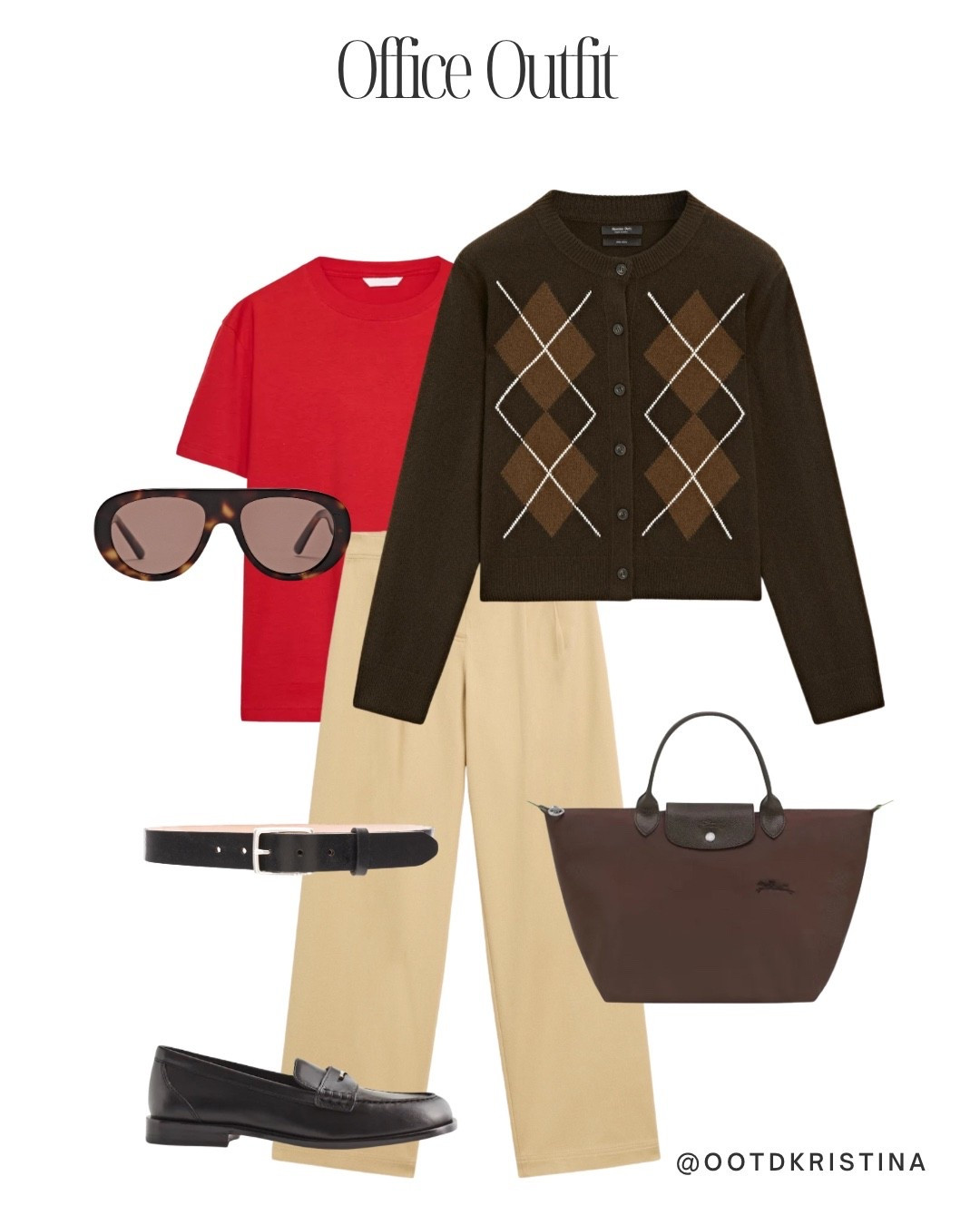 Office Outfit Idea for Fall
#falloutfit #workwear #officeoutfit #cardigan #red #zara #chocolatebrown #outfitidea 

#LTKWorkwear #LTKSeasonal #LTKFallSale