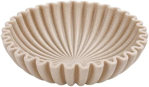 Large Decorative Bowl, Modern Handicraft Bowls for Home Decor, Fruit Bowl for Kitchen Counter, Ru... | Amazon (US)