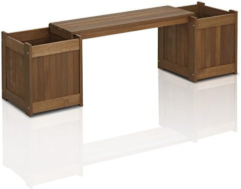 Furinno FG16011 Tioman Hardwood Planter Box in Teak Oil, Natural | Amazon (US)