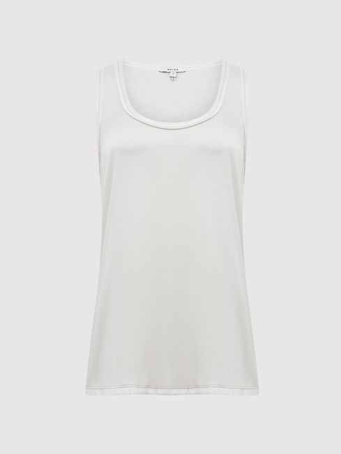 Riley
                Silk Front Vest | Reiss UK