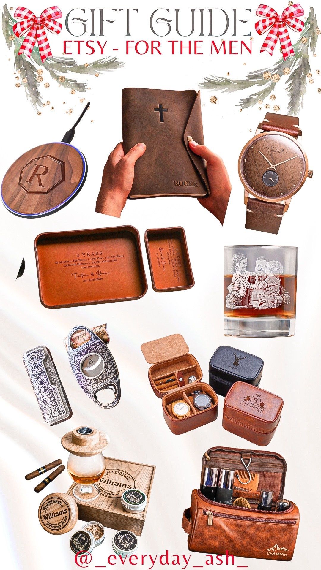 ETSY - GIFTS FOR MEN ❤️

Personalized gifts, gifts for men, Etsy gifts, gifts for guys, Christmas gifts, men’s watch, men’s bible cover, men’s watch box, cigar gifts, storage gifts 

#LTKMens #LTKHoliday #LTKGiftGuide