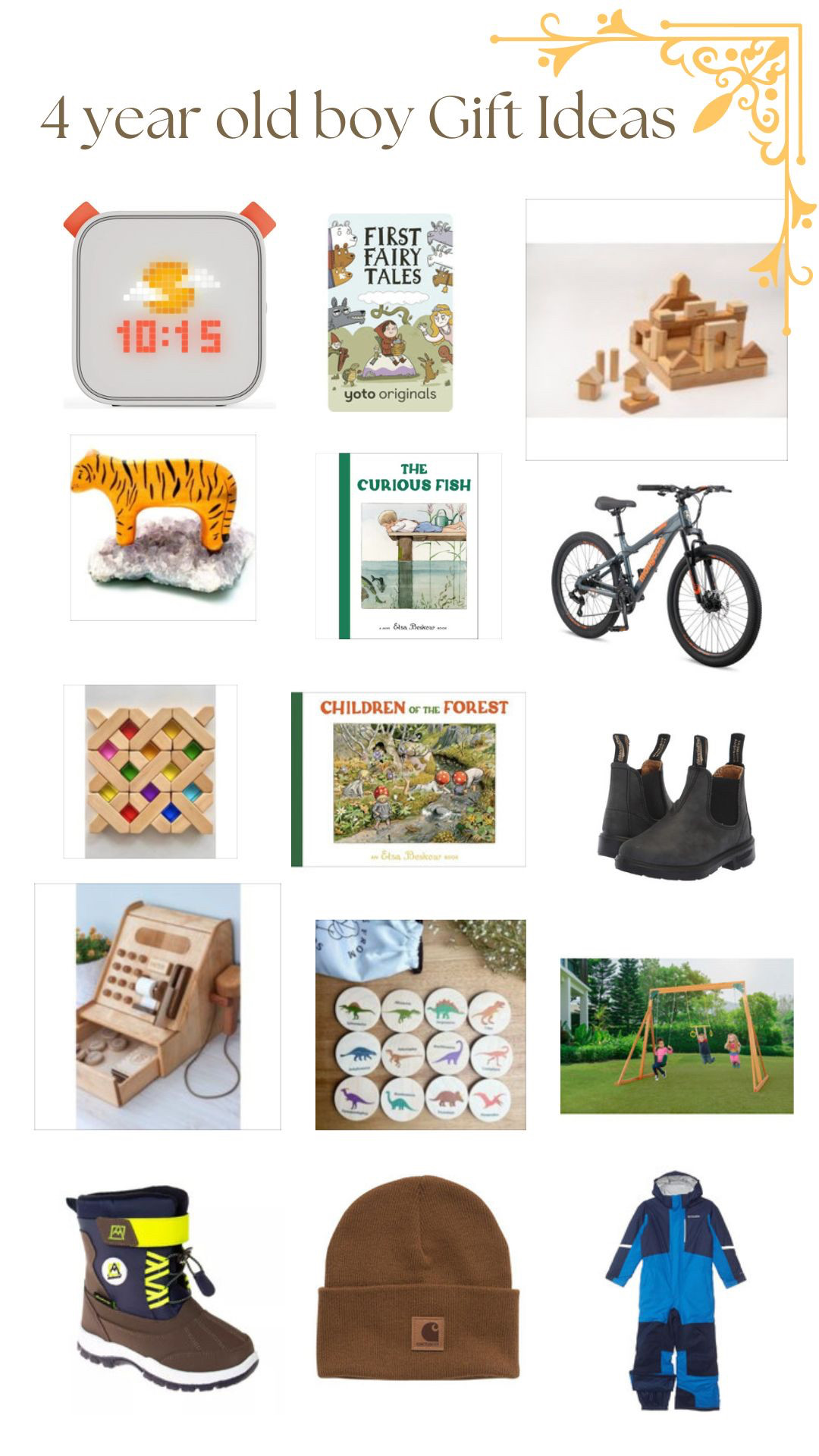 Gift ideas for my 4 year old boy.  He loves to build and play in all weather and loves books and stories. 

 #LTKCyberWeek #LTKGiftGuide #LTKHoliday